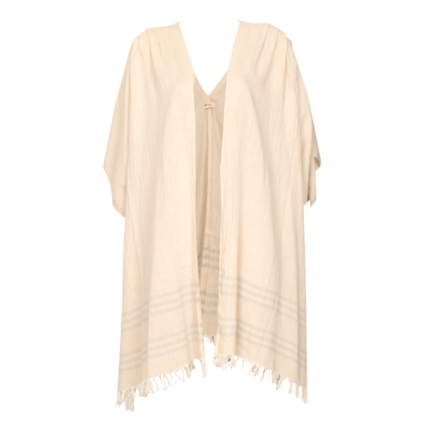 Naturel Kısa Kaftan